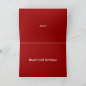 Brads 60. Geburtstag Karte (Innenseite)