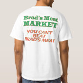 Brads Fleisch-Markt T-Shirt (Rückseite)
