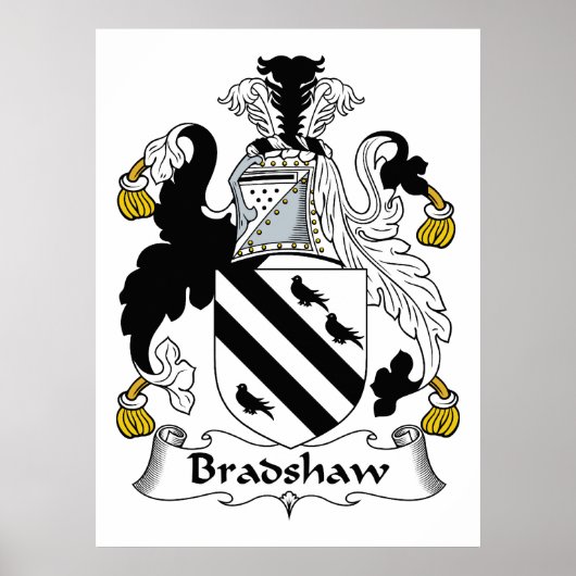 Bradshaw-Familienwappen Poster (Vorne)