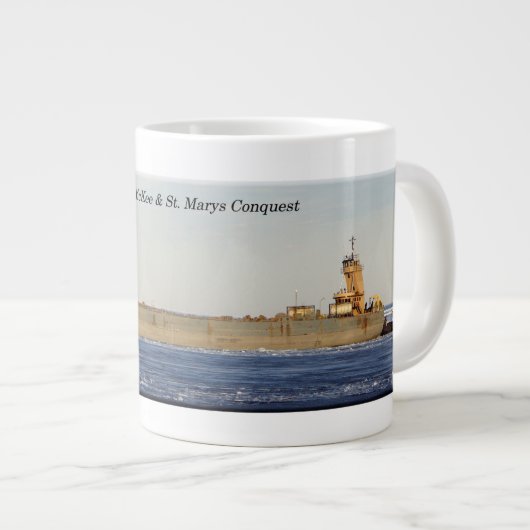 Bradshaw McKee & St. Marys Conquest Jumbo Tasse (Vorderseite Rechts)