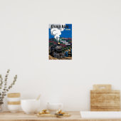 Bradshaw Mountain Railroad Plakat (Küche)