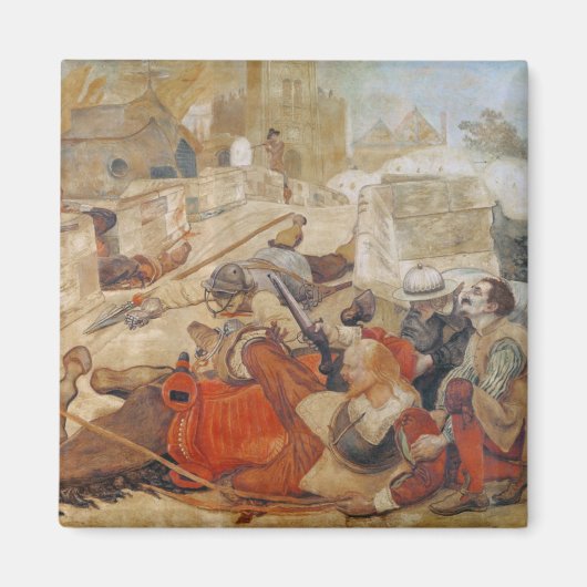 Bradshaw verteidigt Manchester (1642) Magnet (Vorne)