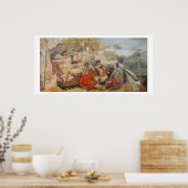 Bradshaw verteidigt Manchester (1642) Poster (Küche)