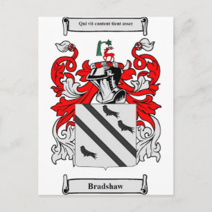 Bradshaw-Wappen Postkarte