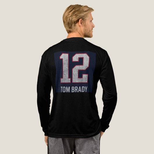 Brady 12 Legacy-T-Shirt Tri-Blend Shirt (Voller Rücken)