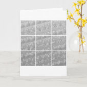 Brady Bunch Card Design Karte (Gelbe Blume)