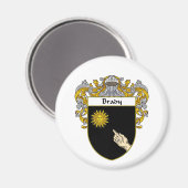 Brady Coat of Arms (Mantled) Magnet (Vorderseite/Rückseite)