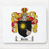 BRADY-FAMILIENWAPPEN - BREMSKOT MOUSEPAD (Vorne)