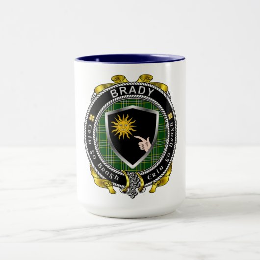 Brady Irish Shield Combo Tasse 15oz (Zentrum)