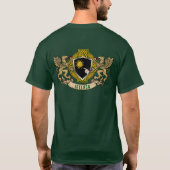 Brady Irish Shield & Griffins Personalisiert T-Shirt (Rückseite)
