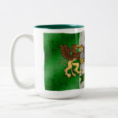 Brady Irish Shield mit / Personalisierte einer bes Zweifarbige Tasse (Links)