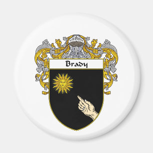 Brady Wappen (überzogen) Magnet