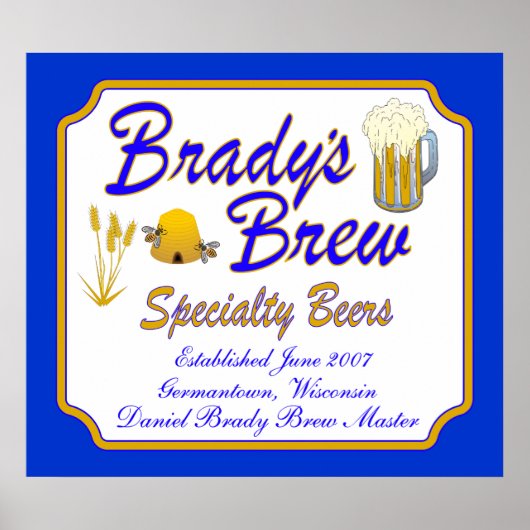 Brady's_Brew_3 Poster (Vorne)