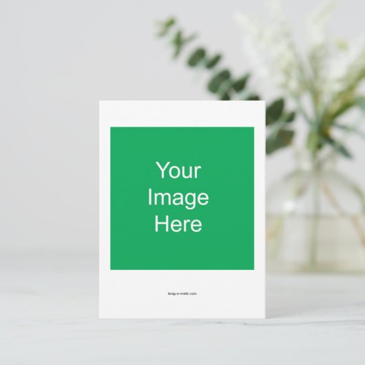 Brag-o-matische Patentkarte Postkarte (Stehend Vorderseite)