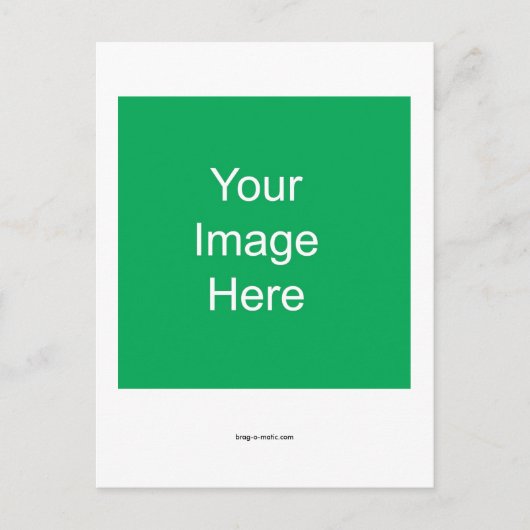 Brag-o-matische Patentkarte Postkarte (Vorderseite)