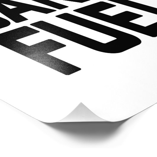 Brag Sheet Fotodruck (Ecke)