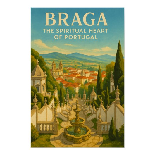 Braga – Das geistige Herz Portugals Poster (Vorderseite)