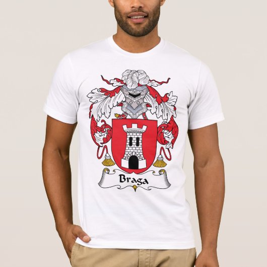 Braga-Familienwappen T-Shirt (Vorderseite)