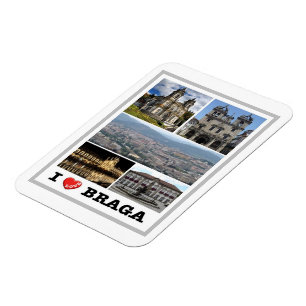 Braga - I Liebe - Portugal - Magnet