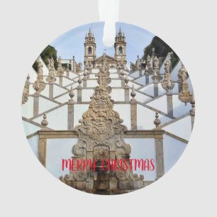 Braga, Portugal Panorama Weihnachtsschmuck Ornament