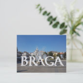 BRAGA,PORTUGAL POSTKARTE (Stehend Vorderseite)