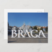 BRAGA,PORTUGAL POSTKARTE (Vorne/Hinten)