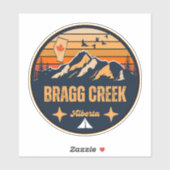 Bragg Creek, Alberta Aufkleber (Blatt)