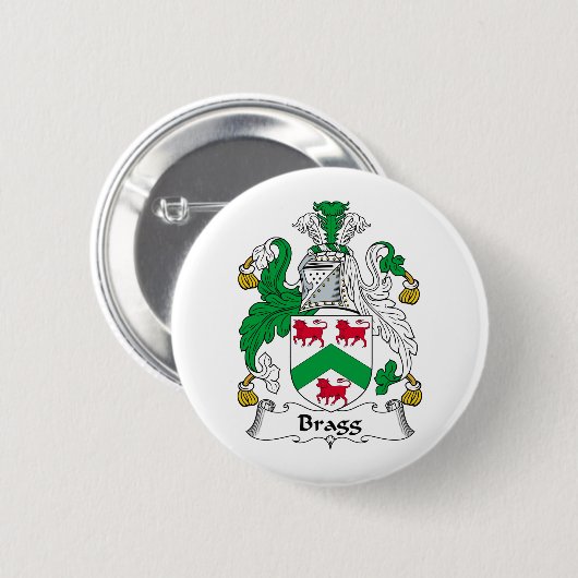 Bragg Familienwappen Button (Vorne & Hinten)