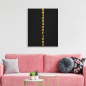 BRAGGADOCIOUS CANVAS DRUCK LEINWANDDRUCK (Insitu (Wohnzimmer))