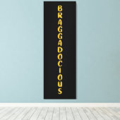 BRAGGADOCIOUS CANVAS DRUCK LEINWANDDRUCK (Insitu (Holzboden))