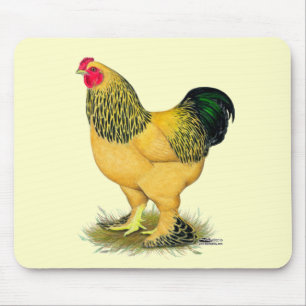 Brahma: Buff Rooster Mousepad
