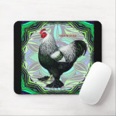 Brahma: Fancy Dark Rooster Mousepad (Mit Mouse)