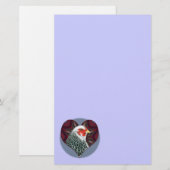 Brahma Hen Heart Briefpapier (Vorne/Hinten)
