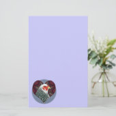 Brahma Hen Heart Briefpapier (Stehend Vorderseite)