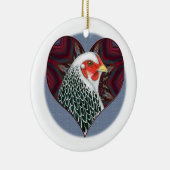 Brahma Hen Heart Keramikornament (Rechts)