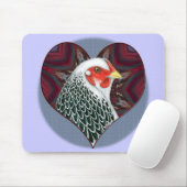 Brahma Hen Heart Mousepad (Mit Mouse)