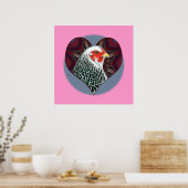 Brahma Hen Heart Poster (Küche)