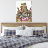 Brahma, hinduistischer Gott der Schöpfung, von 'Vo Leinwanddruck (Insitu (Schlafzimmer))