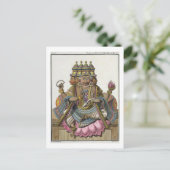 Brahma, hinduistischer Gott der Schöpfung, von 'Vo Postkarte (Stehend Vorderseite)