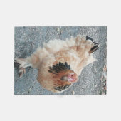 Brahma Huhn, das einen Stroll. nimmt Fleecedecke (Vorderseite (Horizontal))