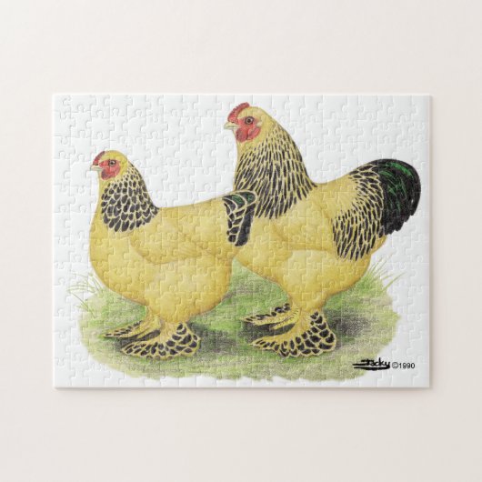 Brahma lederfarbene Paare Puzzle (Horizontal)