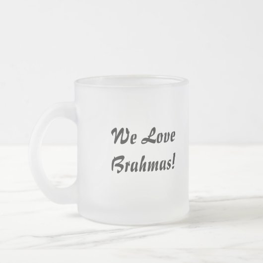 Brahma: Light Rooster Mattglastasse (Links)