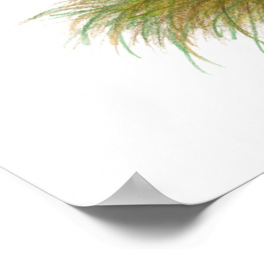 Brahma: Light Rooster Poster (Ecke)