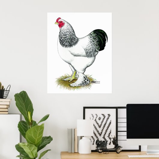 Brahma: Light Rooster Poster (Heimbüro)