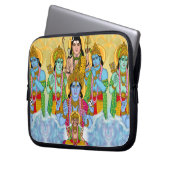 Brahma Vishnu Shiva Ram Krishna Laptop Cover (Vorderseite Links)