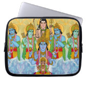Brahma Vishnu Shiva Ram Krishna Laptop Cover (Vorderseite)