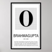 Brahmagupta Poster (Vorne)