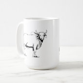 Brahman-Kuh Kaffeetasse (Vorderseite Links)