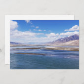 Brahmaputra Fluss- und Berglandschaft - Tibet Einladung (Vorne/Hinten)