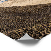 Brahmaputra Fluss und Wüstenlandschaft - Tibet Poster (Ecke)